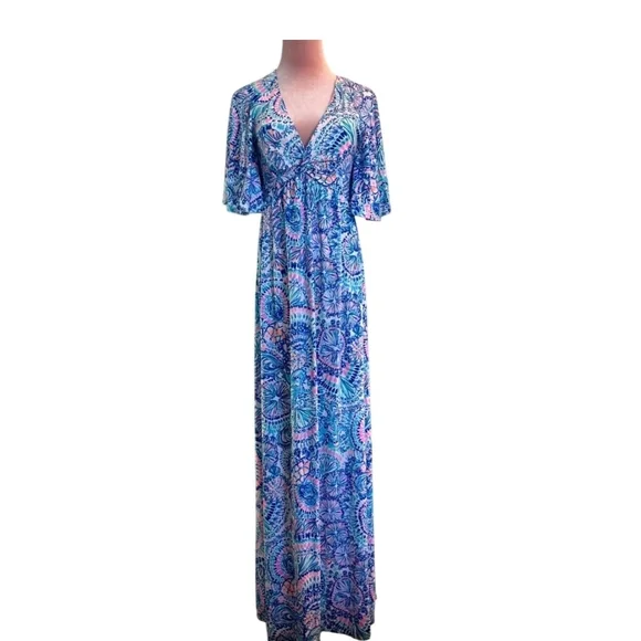 Minka Sleeve Lily Pulitzer NWT Maxi Dress - Picture 9 of 9
